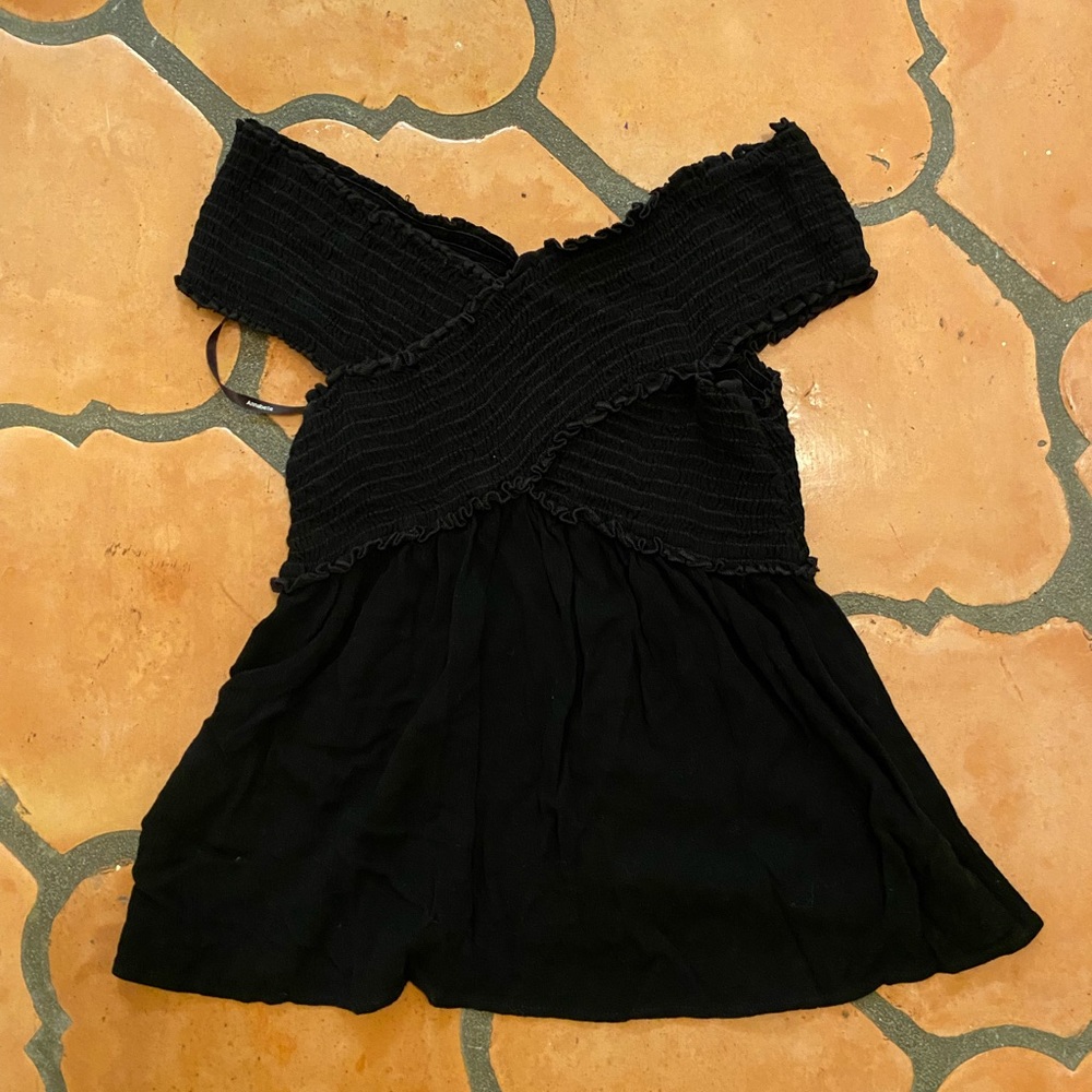 Cute black dressy top